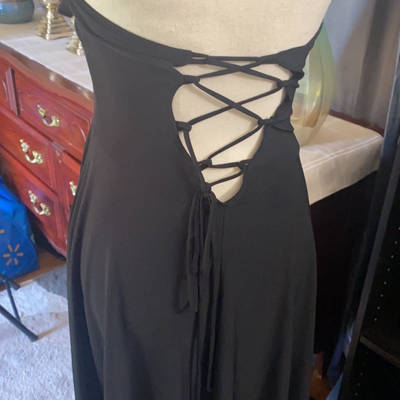 ❤️💕SEXY VENUS BLACK cut up DRESS❤️💕small - Picture 7 of 11